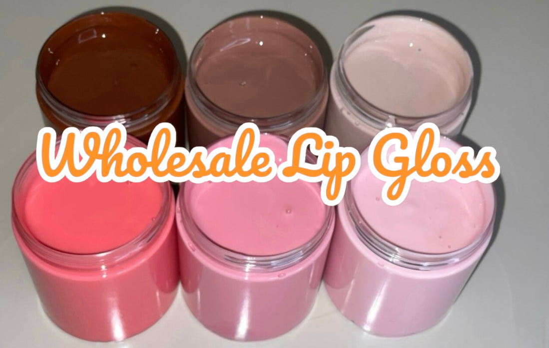 Moisturizing, Shiny and Vegan Tinted Gloss Jars, 8oz gloss jar, 8oz wholesale lip gloss jars, customize your gloss jar/ Makeup
