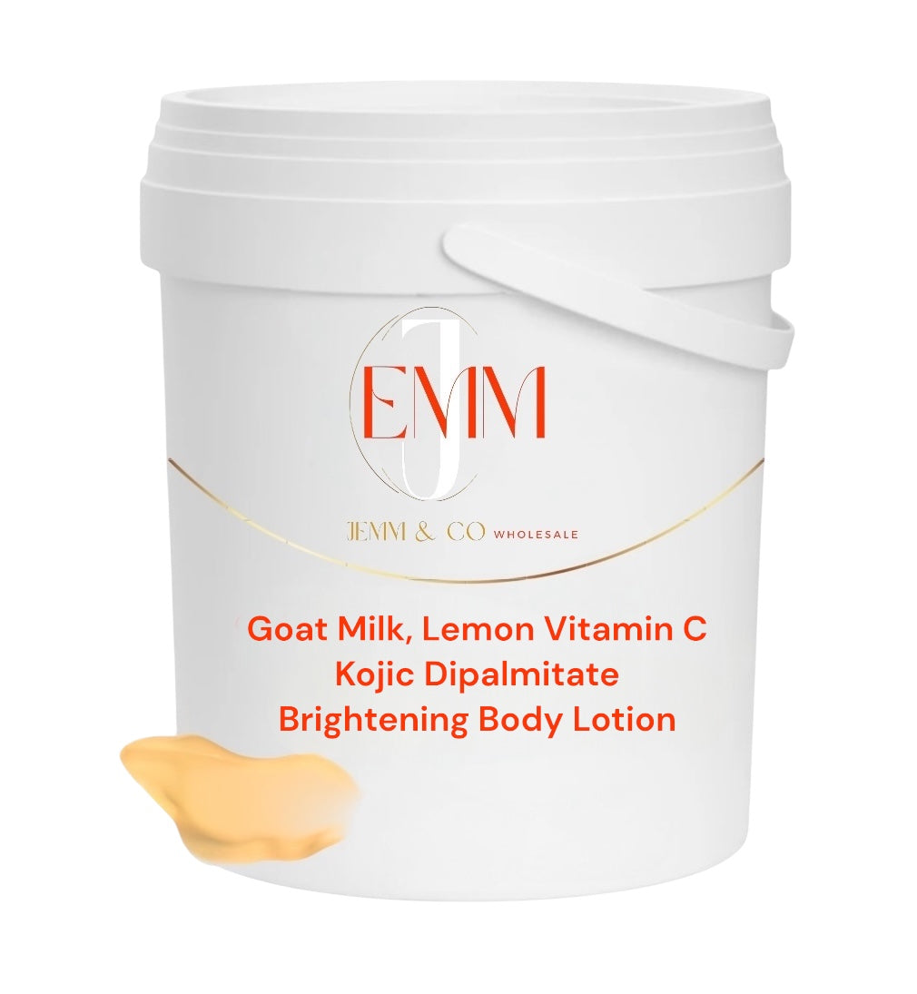 Goat Milk, Lemon Vitamin C Kojic Dipalmitate Brightening Body Lotion